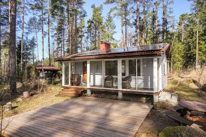 Loma-asunto, 2h,et,lasikuisti + pihasauna, 28 m², Kylmälä, Kirkkonummi