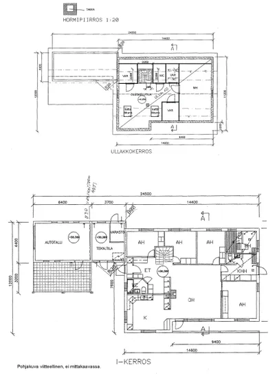 Omakotitalo, 6h+k+kph+s+at+katos, 134,7/277,0 m², Kohmo - Vista 2