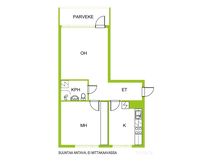 Asunnon pohjaratkaisu on oivallinen