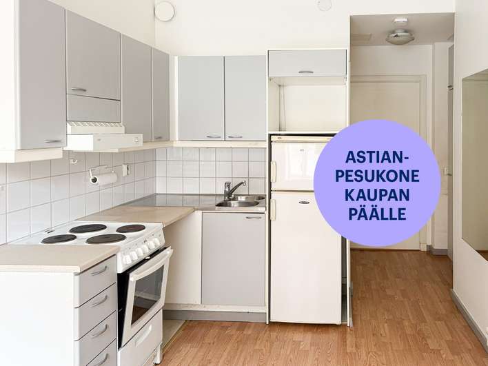 Kerrostalo, 1H+KK, 19,2 m², Kallio, Helsinki