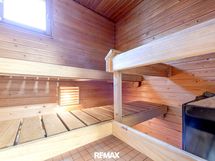 Sauna yläkerta