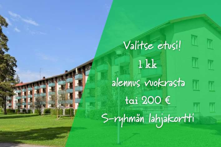 Kerrostalo, 3h+k, 58 m², Parkkarila, Lappeenranta