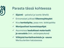 Juli Niittykummun Vaahtera - Parasta kohteessa