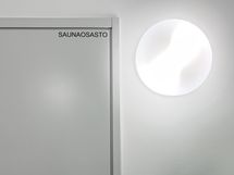 Taloyhtiössä sauna.