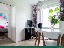 Välitilassa tilaa vaikka työpisteelle