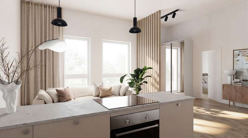 Kerrostalo, 3h+kt+s, 62,5 m², Raisio