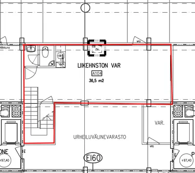 Toimitila, 66,5 m², Lahti - Radharc 3