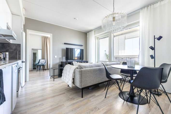 Kerrostalo, 2h+k+kph, Lasitettu parveke, 34 m², Linnainmaa – pohled 3