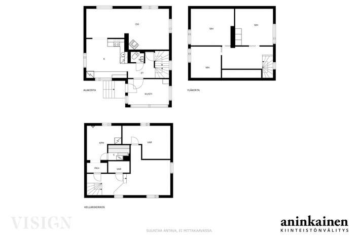 Omakotitalo, 4h+k+wc+kph+s liiketila 50,0 m², 90/110 m², Vättilä - Widok 2