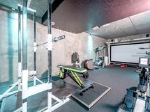 B-talon alakerrassa myös Treeaamo, varusteltu kuntosali