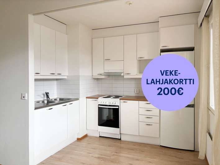 Kerrostalo, 1H+KK, 35,5 m², Tuira, Oulu