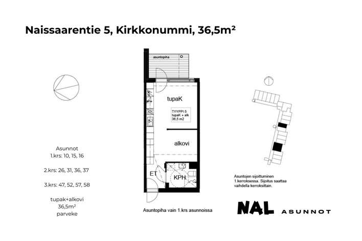 Kerrostalo – Kirkkonummi, Bro, Kuntakeskus - Näkymä 2