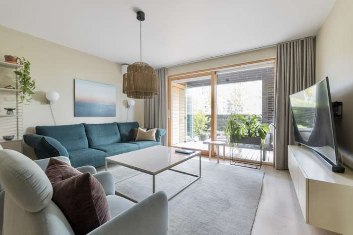 Kerrostalo, 3h + avok + ruokailutila + kph + las.terassi + piha, 79 m², Jätkäsaari, Helsinki