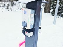 Yhtiöllä on muutamia sähköauton latauspisteitä