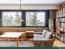 Makuuhuone 3 on tarvittaessa helposti palautettavissa kahdeksi eri huoneeksi