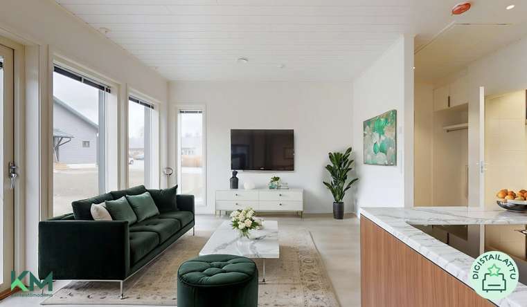 Rivitalo, 2h, k, s, 54 m², Kvevlax, Mustasaari