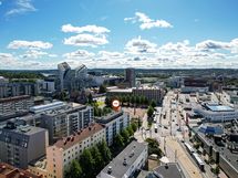 Asunto Oy Pirkanportti sijaitsee keskeisellä paikalla kaupungin keskustassa
