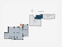 Helsingin Ilveshovi, 96,5 m², katutaso