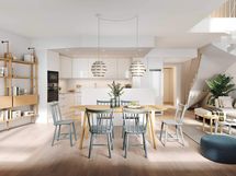 Visualisointikuva Renatan asunnosta B 36, 5h+kt+s, 120,5 m²