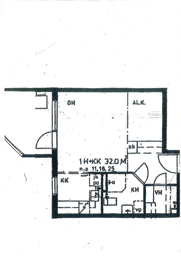 Kerrostalo, 1h+kk+kph+vaatehuone+parveke, 32 m², Lohja - View 2