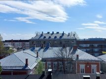 Näkymä olohuoneen ikkunasta