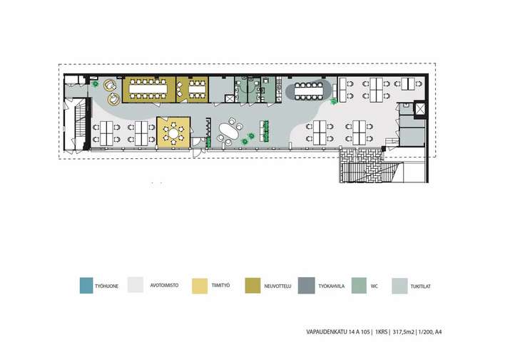 Liiketila, 317,5 m², Keskusta – pohled 4