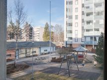 maisema makuuhuoneesta