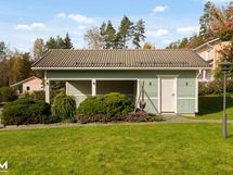 Dronekuva autokatosrakennus.