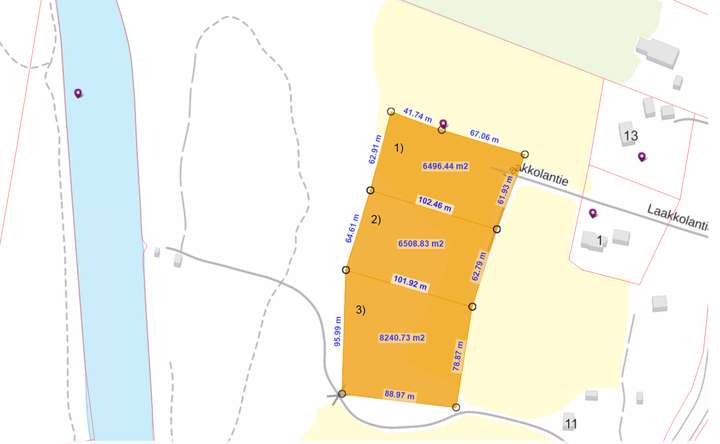 Tontti, 6 496 m², Kontiolahti, Kontiolahti