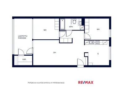 Kerrostalo, 3h+k+kph+lasitettu parveke+varasto, 74,5 m², Viikki - View 2