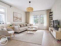 Digistailattu olohuone