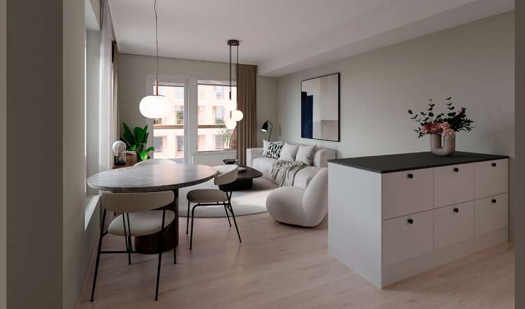 Kerrostalo, 2h+kt+las. parveke, 47,5 m², Kilo, Espoo