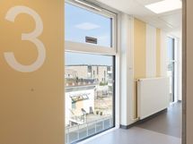 Rappukäytävä, ylin kerros.