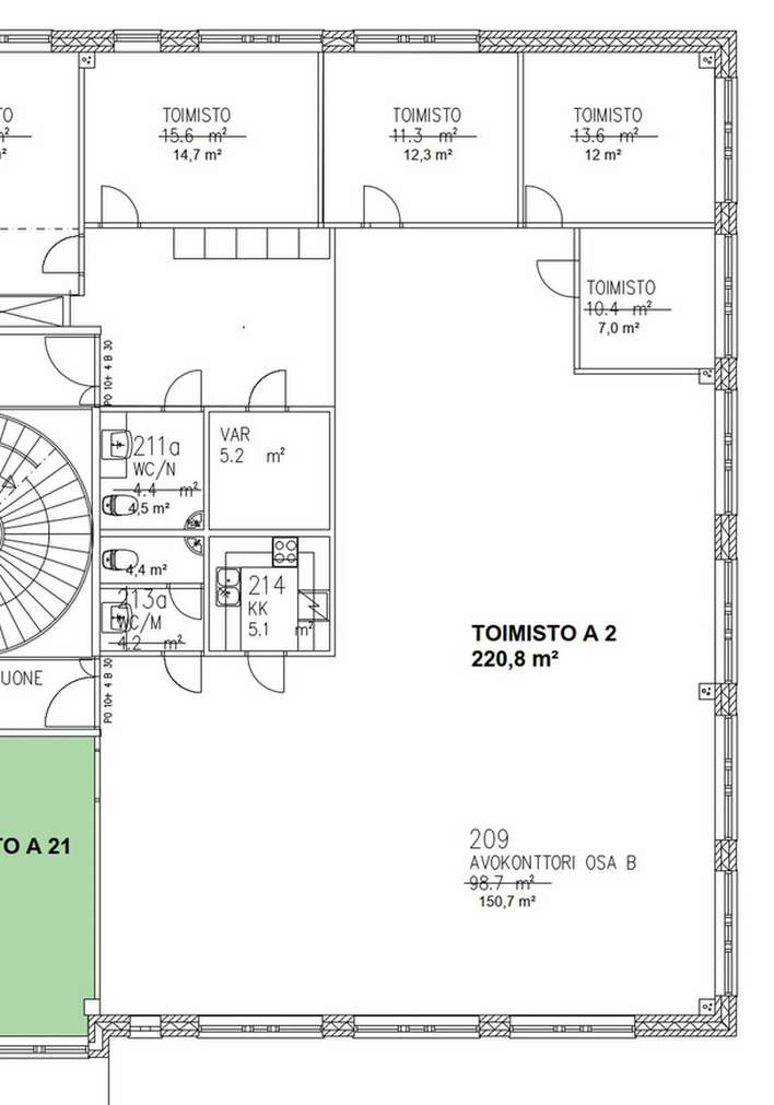Liiketila, 221 m², Tapiola - Näkymä 4