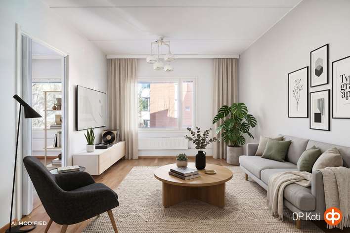 Kerrostalo, 2h+k+s, 59 m², Olari, Espoo
