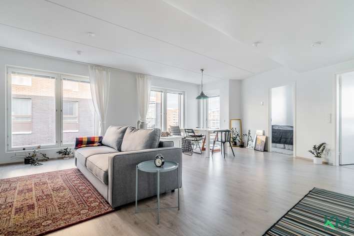 Kerrostalo, 4h, avok, kph, s, wc, vh, lasitettu parveke, 96 m², Postipuisto, Helsinki