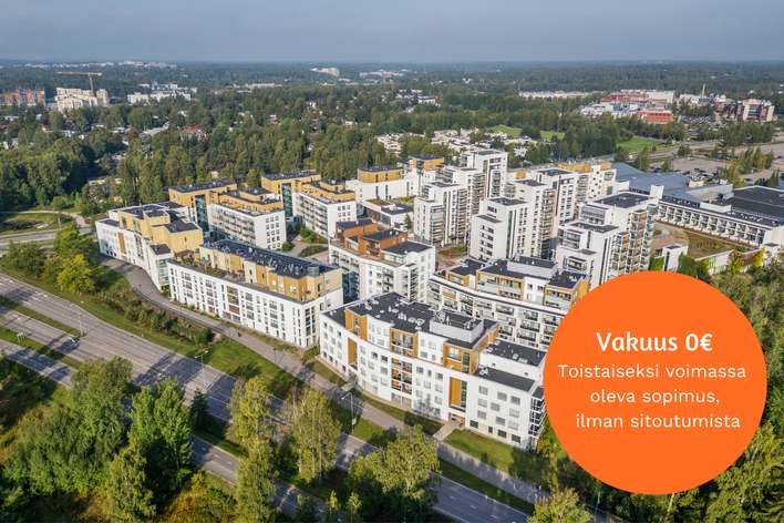 Kerrostalo, 2h + kt + ranskalainen parveke, 42,5 m², Niittymaa, Espoo