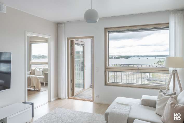 Kerrostalo, 4h+avok+kph/wc/s+erilliswc+las.p, 98 m², Jätkäsaari, Helsinki