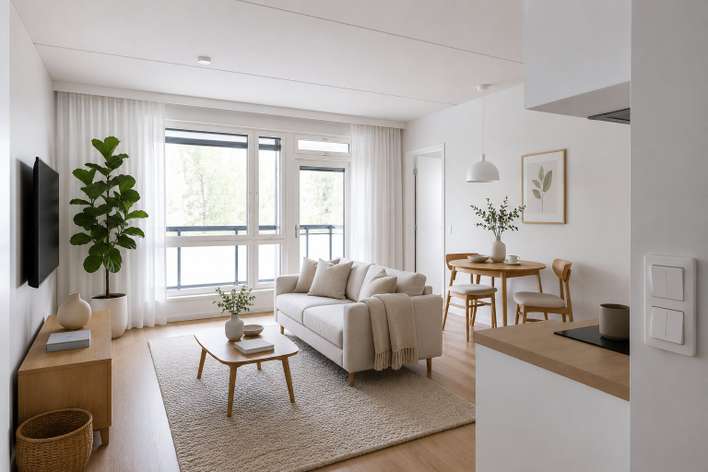Kerrostalo, 2h,k,kph,s,vh,p, 46 m², Ankkuri, Lahti