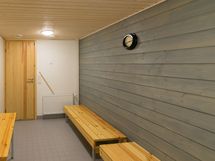 Taloyhtiöllä on saunaosasto asukkaiden käyttöön