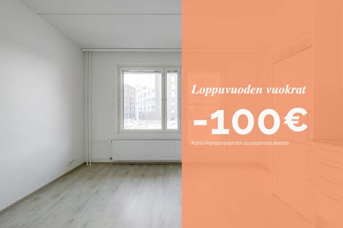 Kerrostalo, 1h+kt, 26,5 m², Kivistö, Vantaa