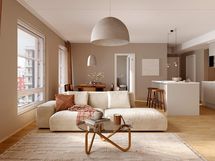 Visualisointi kodista A 60 (3-4h+kt+s, 92 m²)