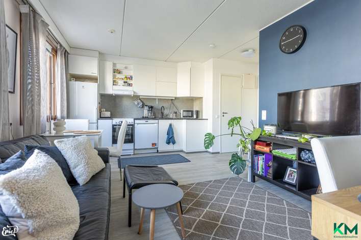 Kerrostalo, 1h, tupak, kph, wc, s, ranskalainen parveke, vaatehuone, 40,5 m², Janka - Ansicht 3