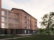 Lentue puiston puolelta