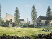 Julkisivu ja ulkonäkö muovautuvat suunnittelijan sekä rakennushankkeeseen ryhtyvän toimesta.