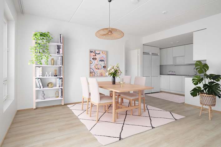 Kerrostalo, 3h+kt, 69 m², Mankkaa, Espoo