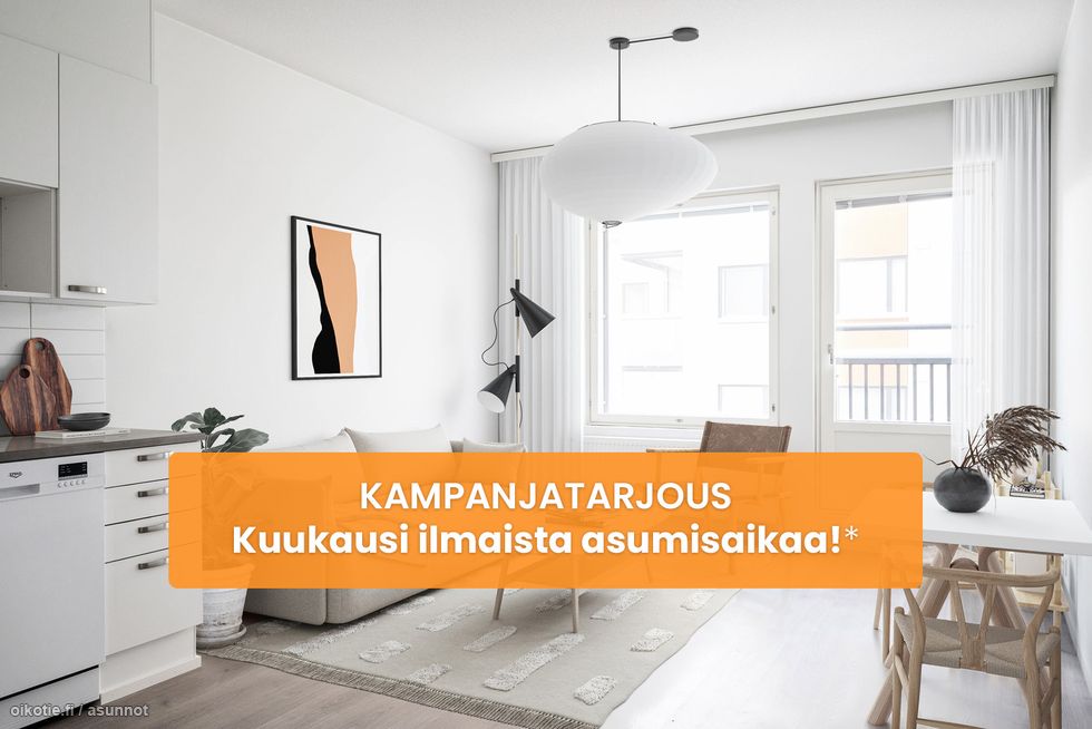 43 m² Suokatu 30 D, 70110 Kuopio Kerrostalo Kaksio vuokrattavana - Oikotie  16989909