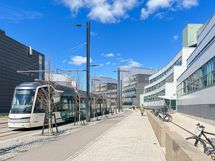 Pikaratikka kulkee Viikin kampuksen kupeesta.