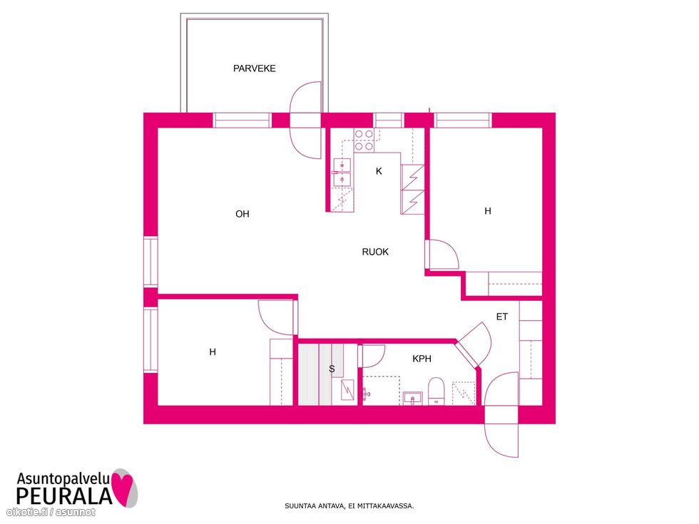 69,5 m² Soppeentie 6 A, 33470 Ylöjärvi Kerrostalo 3h myynnissä - Oikotie  17175634