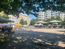 Kesäinen Töölöntori tarjoaa monipuolista ajanvietettä